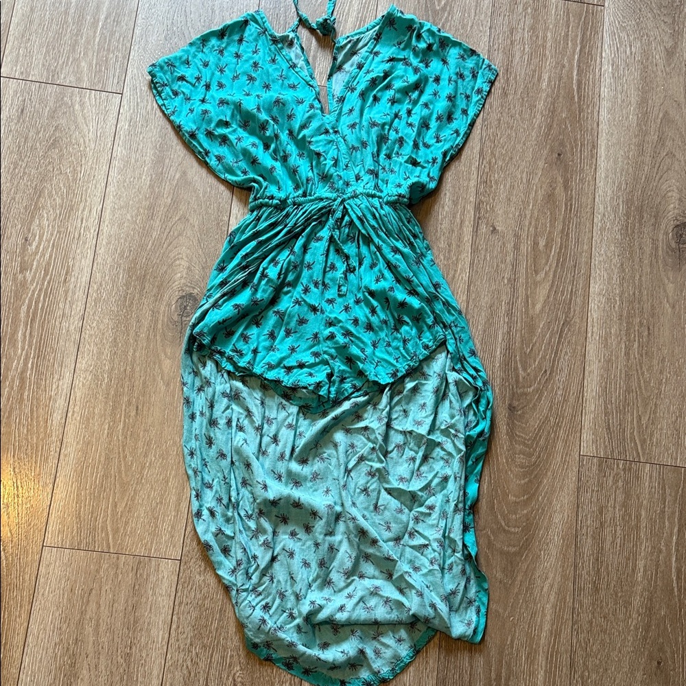Floral Green Jumpsuit